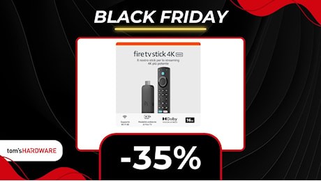 Streaming 4K a prezzo accessibile: il nuovo Fire TV Stick Max CROLLA del 35%!