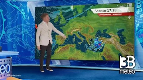 Previsioni meteo video di sabato 16 novembre sull'Italia