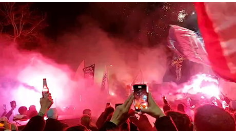 Lazio, la festa dei tifosi per i 125 anni a Piazza della Libertà