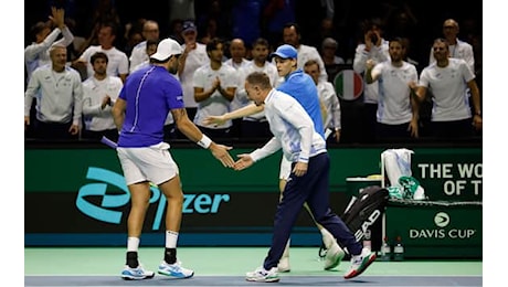 Italia-Olanda in Coppa Davis, l'allenamento di rifinitura di Berrettini e Sinner. VIDEO