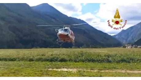 IL VIDEO. Continua l'evacuazione di turisti bloccati in Val d'Aosta a Cogne