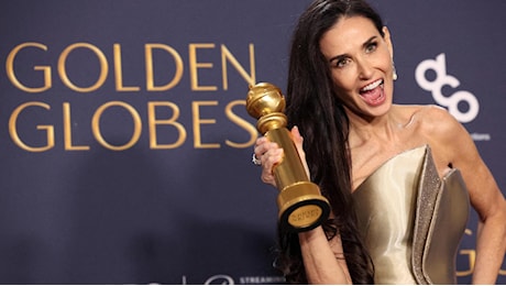 La rivincita di Demi Moore: trionfo ai Golden Globe dopo le cadute e l’oblio