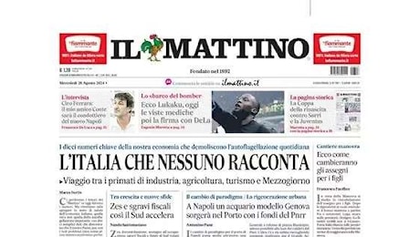 Il Mattino: Ecco Lukaku, oggi le visite mediche poi la firma con DeLa