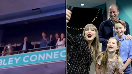 Il principe William si scatena al concerto di Taylor Swift | Video iO Donna