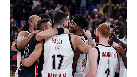 Eurolega: l'Olimpia Milano batte il Barcellona 81-94 e conquista la sesta vittoria consecutiva