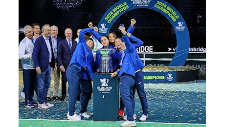 Tennis, Le azzurre vincitrici della Billie Jean King: “Un sogno”