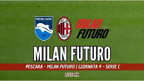 LIVE MN - Pescara-Milan Futuro (2-0): raddoppio Pescara, pasticcio difensivo del Milan e gol di Tonin