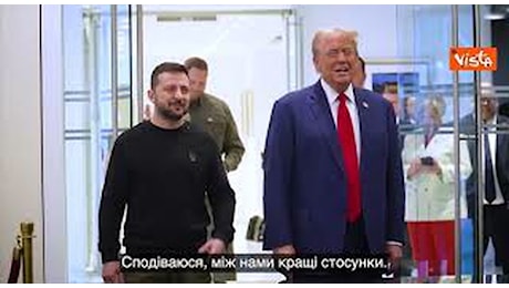 Zelensky a Trump: spero rapporto migliore con me che con Putin. Il tycoon: Il tango si balla in due