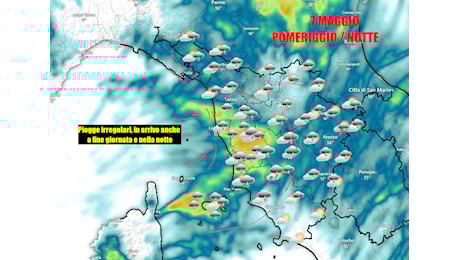 Dove pioverà tra oggi e domani in Toscana? Vediamo il meteo delle prossime ore: molte incertezze…