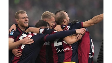 Il Bologna ferma la Fiorentina, il Milan pareggia, colpaccio Como contro la Roma