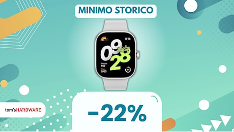 Xiaomi Redmi Watch 4 al MINIMO STORICO con questo sconto, che AFFARE!