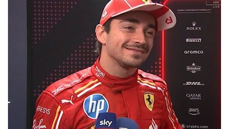 Leclerc sorride: «Mai perso il mio tocco. Domani voglio vincere»