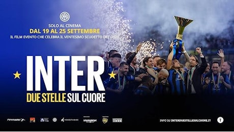 La vittoria del 20esimo scudetto raccontata in “Inter, due stelle sul cuore”: esce il film sulla cavalcata di Lautaro e compagni