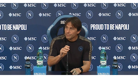 Conte: “Kvara deluso! Toro da non sottovalutare. Raspadori? Non indebolirò il Napoli”