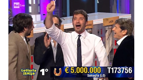 Lotteria Italia 2025, biglietto da 5 milioni venduto a Somaglia: chi vince i primi premi