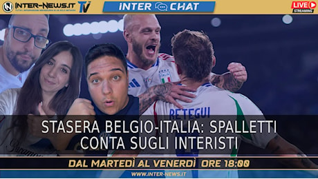 Stasera Belgio-Italia, Spalletti conta sugli interisti! | Inter Chat Live