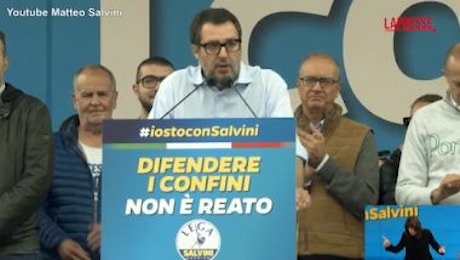 Salvini a Pontida: Non molliamo, eterno grazie a Bossi e Maroni