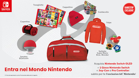 Entra nel mondo di Nintendo e ottieni gadget esclusivi con GameStop