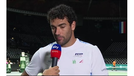 Coppa Davis 2024, Berrettini (Italia): 'Sinner leader, mi dà stimoli'. Video