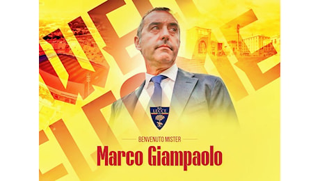 Marco Giampaolo è il nuovo allenatore della Prima Squadra