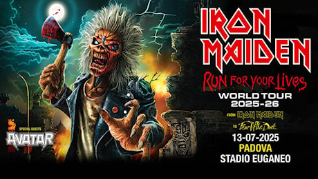 Acquista biglietti IRON MAIDEN – RUN FOR YOUR LIVES WORLD TOUR 2025/26