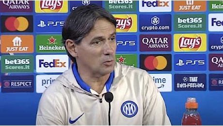 Inzaghi: Arsenal tra le favorite in Champions, non penso al Napoli. Ho avuto la possibilità di allenare in Premier, ma sto molto bene all'Inter