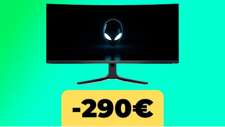 Alienware AW3423DWF, il monitor da gaming arriva al minimo storico su Amazon Italia