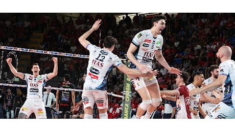 A Macerata Itas Trentino batte Cucine Lube Civitanova 3-2