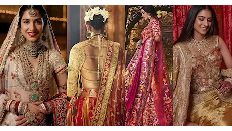 Nozze Ambani: i quattro vestiti da sposa di Radhika Merchant e il loro significato