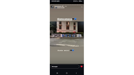 Scamacca ringrazia la Curva sui social: Siete Unici