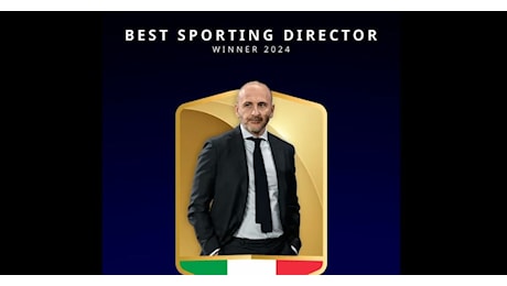 Globe Soccer Awards 2024, Ausilio vince il premio come miglior direttore sportivo