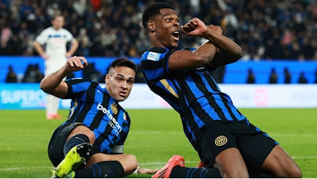 Supercoppa Italiana, Inter-Atalanta 2-0: Dumfries firma il pass per la finale