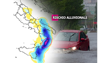 Meteo Avviso Sud Italia, attese piogge alluvionali tra Calabria e Sicilia; gli aggiornamenti