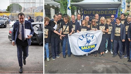 Open Arms, scorta a pm che ha chiesto 6 anni per Salvini. Manifestazione della Lega a Palermo con ministri e parlamentari