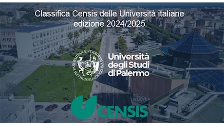UniPa al quarto posto in Italia nella classifica Censis 2024