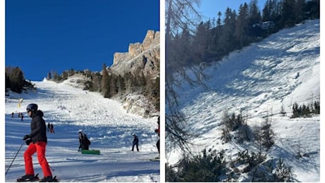 Cortina, provocano una valanga in una pista chiusa sotto la Tofana: «Dovevamo recuperare una racchetta». Denunciati