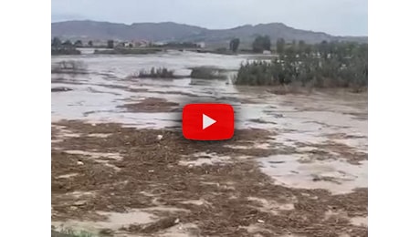 Meteo: Alluvione in Sicilia, il fiume Salso esonda a Licata (AG), persone evacuate; il Video