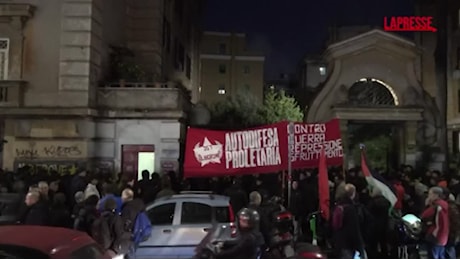 VIDEO Acca Larentia, presidio antifascista a Roma contro celebrazioni anniversario