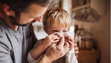 Influenza e raffreddore, come proteggere i bambini