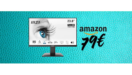 MSI PRO: monitor da 24 pollici IPS FHD al prezzo shock di 79€ (Amazon)