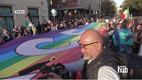 Manifestazione a Bologna per la Palestina