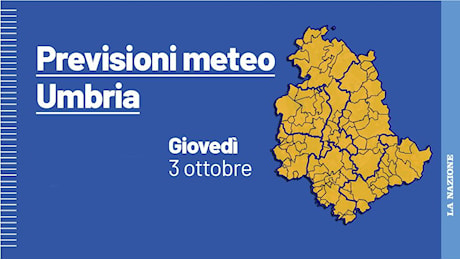 Meteo Umbria, è allerta arancione in tutta la regione