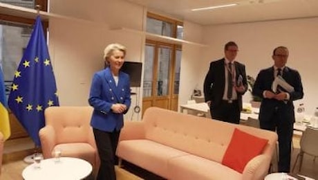 Incontro bilaterale tra Zelensky e Von Der Leyen a Bruxelles