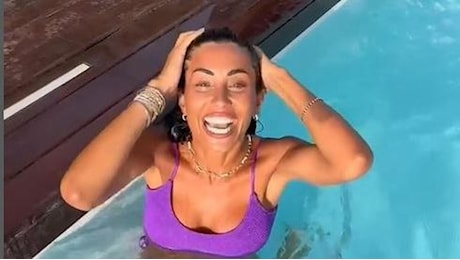 ‘Ballando con le stelle’, un tuffo in piscina per la prima concorrente Federica Nargi