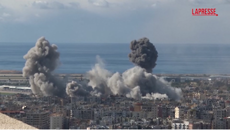 VIDEO Libano, raid israeliano sul sud di Beirut