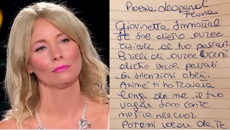 Flavia Vento dopo Belve pubblica la poesia scritta con la mano di Leopardi: Giovinetta immortal, il testo