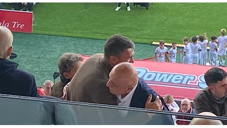 Monza - Roma, Paolo Maldini in tribuna