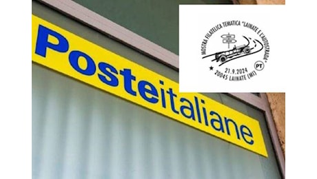 Annullo filatelico di Poste Italiane alla mostra filatelica “Lainate e L’autostrada”