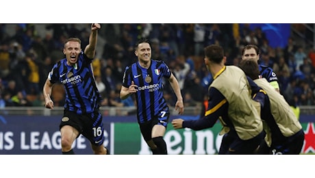 Champions League, numeri record per la sfida Inter-Barcellona su Sky e TV8