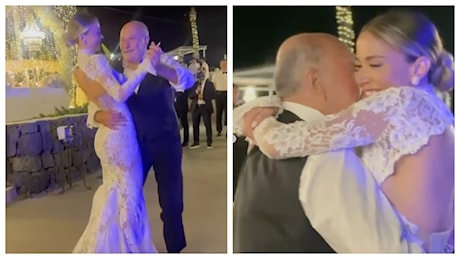 Diletta Leotta e il ballo con suo padre al matrimonio, il video girato dalla mamma Ofelia